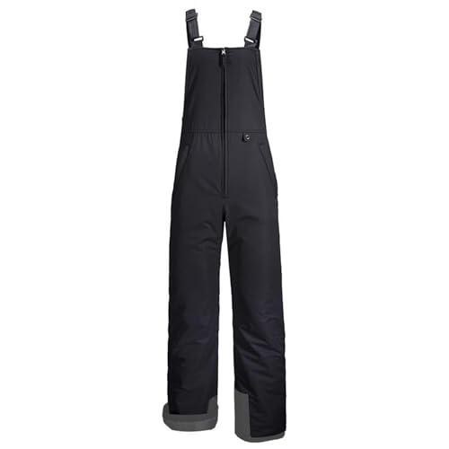 Generisch Ropa de esquí al aire libre Monos Unisex Chaqueta Pantalones deportivos de secado rápido con pierna recta para hombre Tiempo libre, Negro , XL
