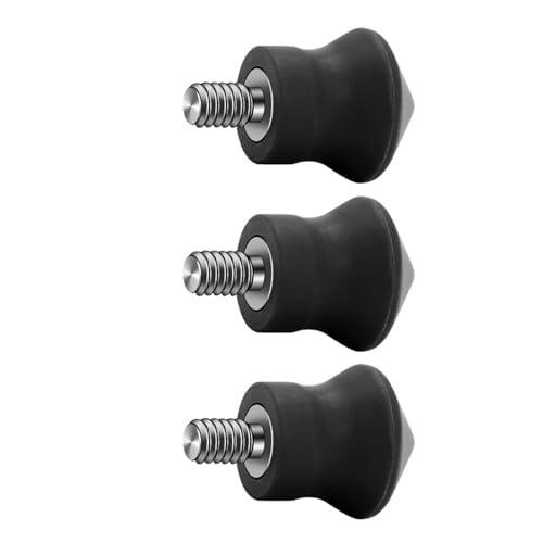 Lodoot Trípode antideslizante de 1/4 pulgadas con tornillo monopié de goma para cámara, adaptador de trípode, accesorios de fotografía