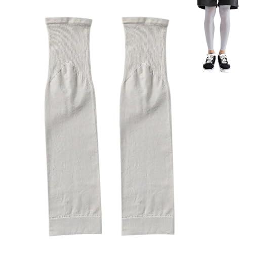 Mangas de pierna para mujer | Mangas de pierna para ciclismo | Ciclismo al aire libre, protección solar transpirable para escalada de montaña, camping, deportes, gris, B