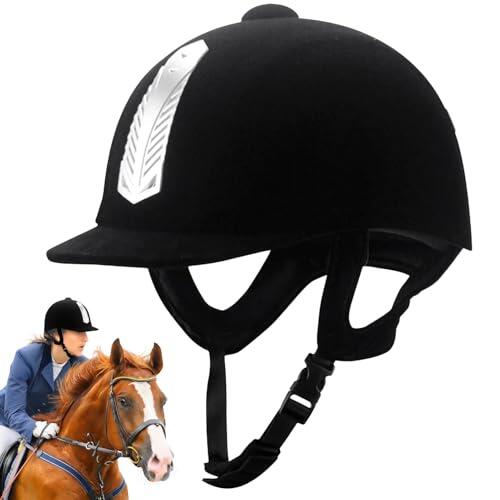Yonuaret Sombreros para Montar a Caballo para Mujeres,Sombreros ecuestres - Casco Protector Ecuestre para Hombres - Gorros de Seguridad Transpirables para entusiastas de los Deportes ecuestres para