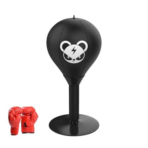 Saco de Boxeo con succión, Saco de Boxeo de Escritorio para aliviar el estrés - Pelota de de Mesa - Bola del del estrés de la, Bola Escritorio para la Mesa y los mostradores