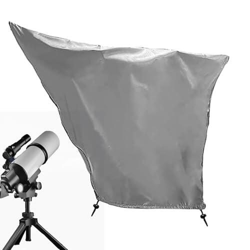 Cubierta para telescopio, protección solar para telescopio, de patio con cordón, alcance a prueba de polvo para uso en interiores y exteriores