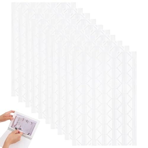 1020 Piezas Esquinas para Fotos Autoadhesivas Transparentes de PVC, Pegatinas de Esquina para Álbum de Fotos, Scrapbooking, Diario y Manualidades