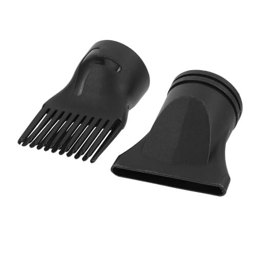 VINTORKY Boquillas Planas para Secador de Pelo 2 Piezas Accesorio de Peluquería Plástico Duradero para Peinado y Secado en Salones Profesionales