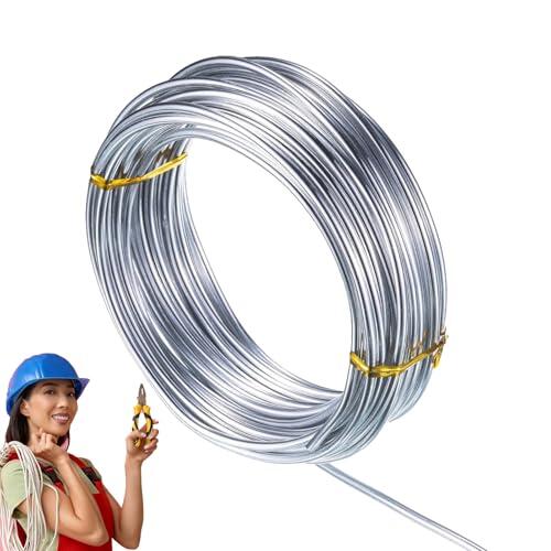 Filo Artigianale Pieghevole - Filo Di Alluminio Morbido, Fillo Di Alluminio Morbido Antiruggine Color Argento | Materiali Per Bricolage Fillo Metallico Per Appassionati Principianti Professionisti