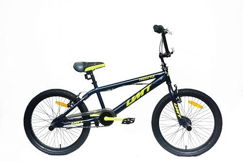 DEPORBIKES Bicicleta BMX 20 Pulgadas | BMX Freestyle + Rotor 360° + 4 Hubs + Frenos V-Break | Diseño Resistente y Original