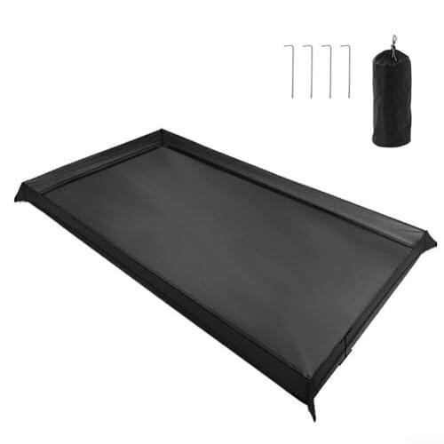 Huella impermeable para tienda de campaña y senderismo – Hoja de suelo Oxford 210D compatible con la mayoría de tiendas de campaña y lonas, 200 x 120 cm, 4000 mm de resistencia a la lluvia, (200 x 180