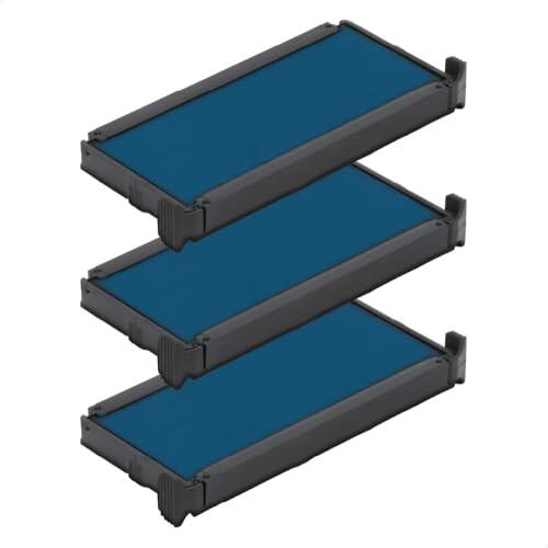 Cartucho de tinta para Trodat Printy 4913 | Cartucho Trodat 6/4913 (Pack de 3 - Azul)