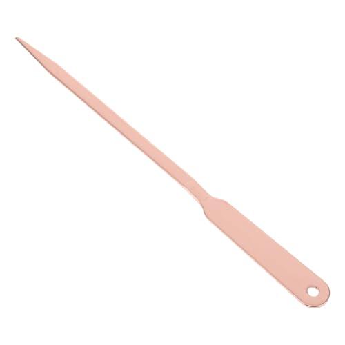 Gogogmee Abridor de Sobres Portátil de Acero Inoxidable Herramienta para Doblar Papel y Origami, Abridor Manual Multifuncional para Oficina y Manualidades, Herramienta de Scrapbooking