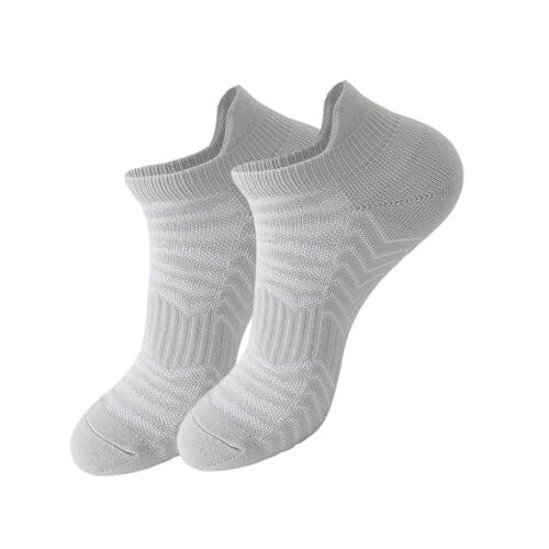 QUXVUIS 2 piezas artesanía exquisita y textura suave apta para todas las formas de los pies tela transpirable de poliéster elasticidad resistente al desgaste, Gris, Femenino