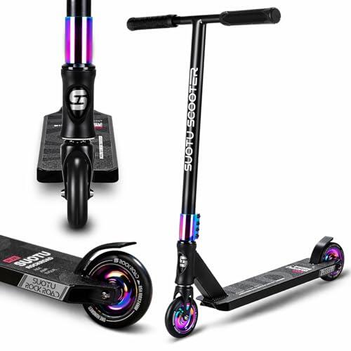 SUOTU Patinete Freestyle, Scooter Freestyle para Niños Adolescente Adultos