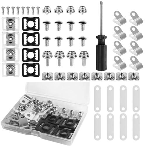 Kit de accesorios para casco de fútbol, piezas de repuesto de casco duro de hockey de metal, juego de accesorios de fútbol 57X, herramientas manuales fáciles de usar incluidas, componentes de repuesto