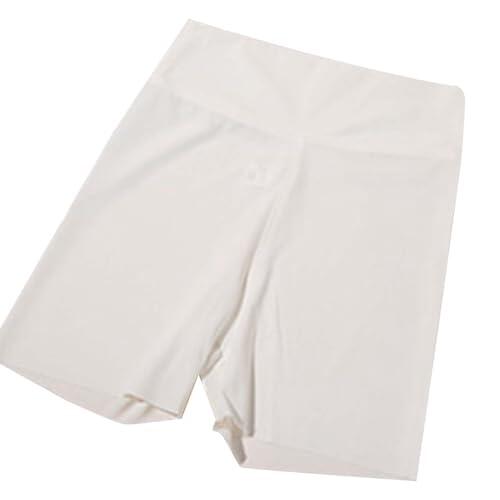 Pantalon Plateado Niña Pantalones Cortos Deportivos y Casuales para Niñas Conjuntos Elásticos Cómodos Diarios Primavera Verano (White, 5-6 Years)