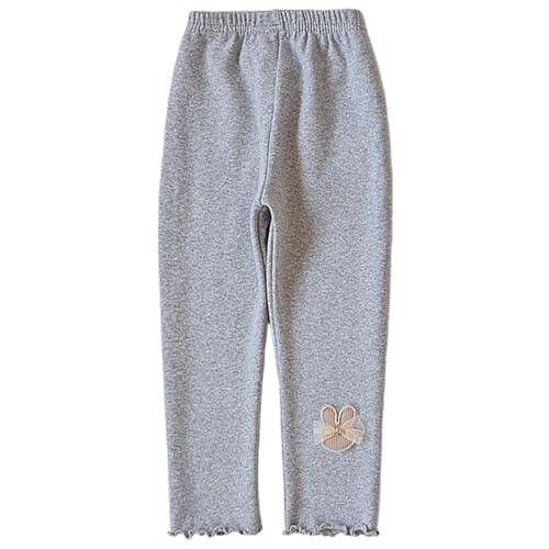 Genérico Pantalon Negro Bebe Leggings Diarias para Niñas Pantalones Elásticos y Transpirables de 2 a 10 Años Ideales para Temporada Primavera Otoño (Light Gray, 9-10 Years)