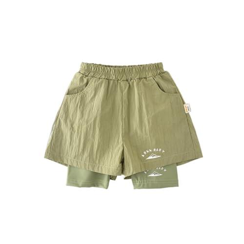 Pantalon Blanco Niño 2 Años Pantalones Cortos Deportivos para Bebés y Niños Pequeños Conjunto Atuendo Verano Cómodo Transpirable Elástico Juego (Green, 6-12 Months)