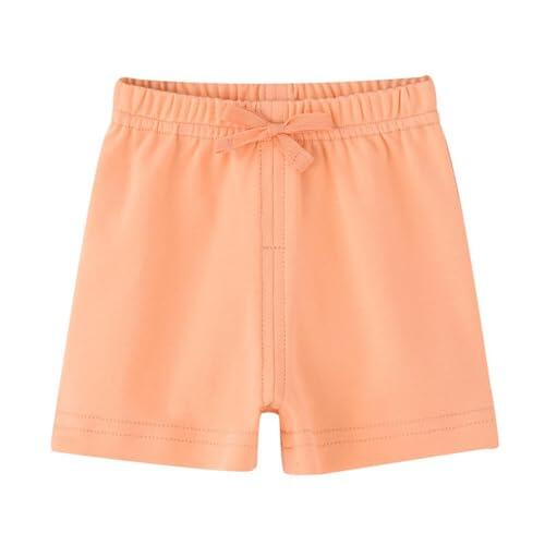 Pantalon Blanco Niño 12 Años Pantalones Cortos Veraniegos para Niños y Bebés con Diseño Cómodo y Transpirable (Orange, 12-18 Months)