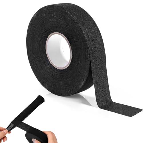 jhsaxza Hockey Tape, Griffband,Eishockey Tape 25m × 25mm Selbstklebendes Griffband Sportgriffband Rutschfestes Verschleißfestes Schlägerband für Badmintongriff Golfschläger schläger Tennisschläger