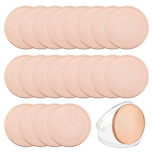 BENECREAT 20 monedas vacías de cobre en bruto para grabado láser de 40 x 3 mm para regalos personalizados, recuerdos conmemorativos para el aniversario de boda