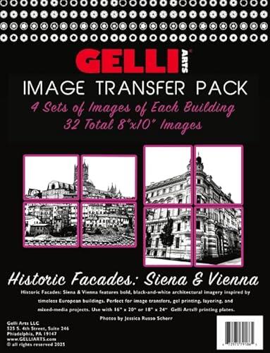 Gelli Arts Paquete de imprimibles de transferencia de imágenes, arte de collage y hojas de textura para impresión en gel, técnica mixta, álbumes de recortes y manualidades de bricolaje, 30 imágenes