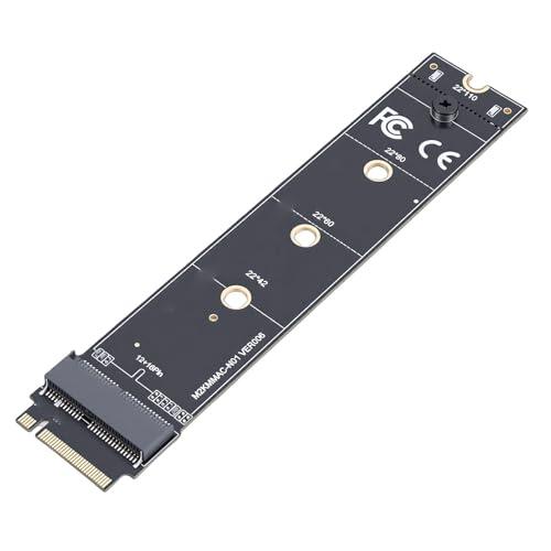 Vvikizy Tarjeta Adaptadora SSD de 12 y 16 Pines a M2 Key M, Reemplazo para Computadora Portátil OS X 2013 2017 con Transferencia de Alta Velocidad PCIe 4.0, Compatible con 11 Sistemas