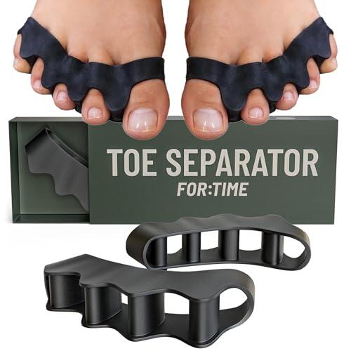 Separador Dedos Pie – 1 Par Separadores Dedos Pies de Silicona | Separador de Dedos del Pie para Dedos Superpuestos | Toe Separator | Corrector Dedos Pies | Separador Dedos Pie Juanete