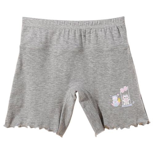 Genérico Pantalones Cortos Niña 12 Años Shorts para Niña Confortables y con Tejido Transpirable para Uso Diario Ideal Edades de 4 a 16 Años (Grey, 7-8 Years)