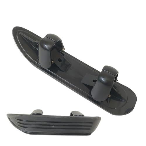 Multi-Terrain-46x11cm Negro Niños Invierno Equilibrio Scooter Ski Board Trineo | Accesorio de esquí | Para Ciclismo Deportes Al Aire Libre Senderos El Lago Áreas Resort Aceras Parque Ciclismo Carros