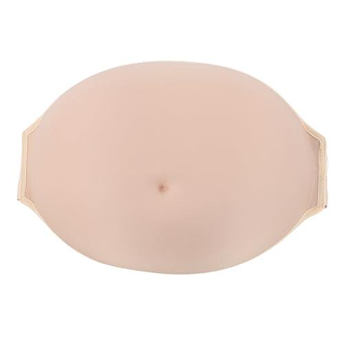 CHICIRIS Vientre de Embarazada Falso, Accesorio Ligero de Espuma Viscoelástica para Cosplay con Cinturón Ajustable para Actuaciones en Escenario y Sesiones de Fotos de Maternidad (5-8 meses)