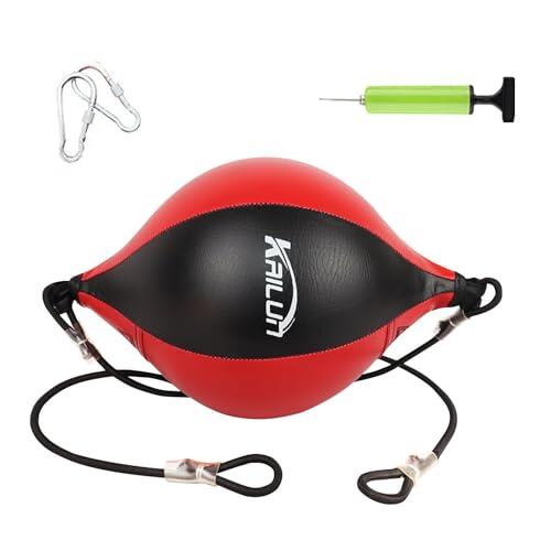 Punch Double End – Heaven Earth Pear Ball Trainer, equipo de entrenamiento de rebote sensible | Dispositivo de entrenamiento de impacto de alta resistencia con diseño de fijación elástica segura para