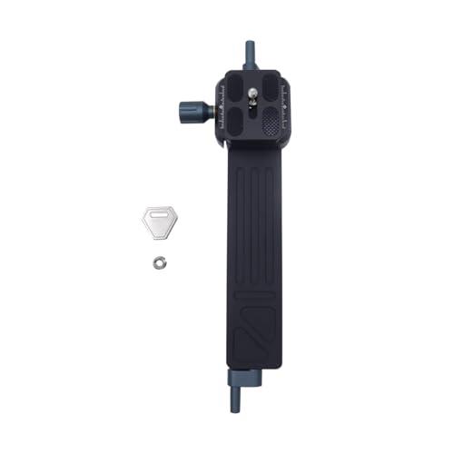 Riven Riel de enfoque macro para primer plano, macro fotografía, riel de enfoque preciso con tornillo de 1/4 placa de liberación rápida para cámara DSLR y videocámara W-200