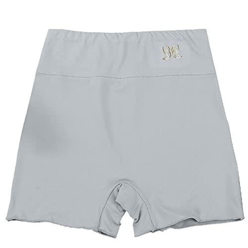 Generisch Leggings transpirables de talla grande para mujer como capa flexible contra la fricción para opciones de estilo versátiles, gris, XXL