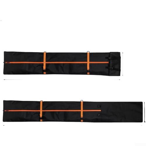 Funda impermeable para tablas de snowboard con tela Oxford 600D, gran capacidad para tablas de hasta 197 cm, longitud ajustable, hebillas dobles y correa extraíble