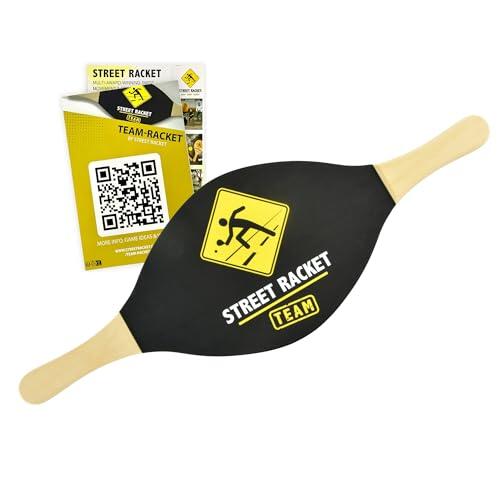 Raqueta Street Racket Team | Raqueta con 2 Asas para Juego cooperativo | Escuela, Terapia y Ocio | Fomenta la coordinación, el Trabajo en Equipo y la motricidad