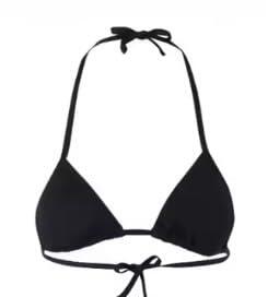 VEINTITRÉS Bañador Partes de Arriba Bikinis Mujer triángulo Top clásico (FR/ES, Letras, S, Regular, Regular, Negro)