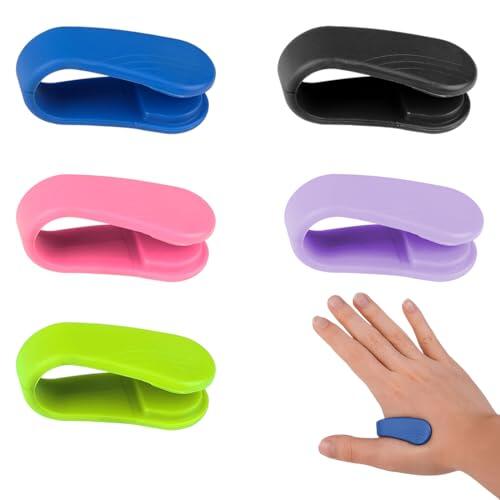FUHAMJ 5 Piezas Clip De Acupresión, Masajeador Portátil De Acupresión, Pinza De Mano Para Alivio Del Dolor, Ansiedad, Estrés Y Migrañas
