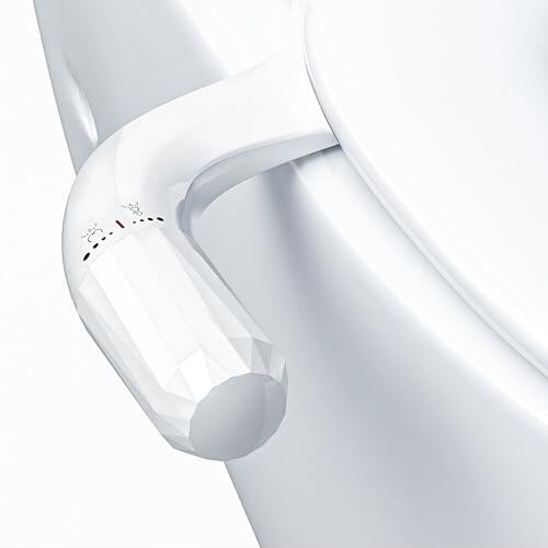 Kotsy Bidet para WC, Bidet Portatil para WC No Eléctrico Boquillas Dobles Retráctiles Limpieza Delantera y Trasera ducha anal Presión Ajustable de Agua Bidé accesorio para inodoro