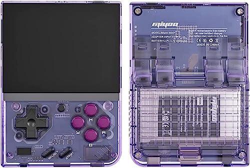 Consola de juegos portátil, consola retro de código abierto con tarjeta TF de 64 G, más de 7000 juegos clásicos, soporte WiFi