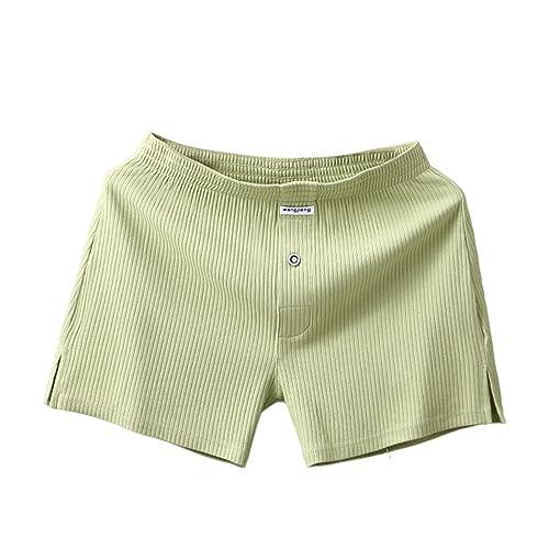 Calzoncillos bóxer para hombre, ropa interior informal, cómoda, suave, calzoncillos, bragas transpirables de microfibra, calzoncillos elásticos 2026, verde, M