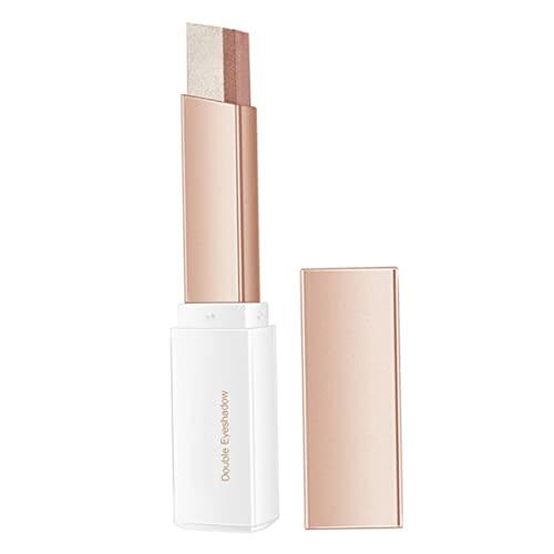 Barra de sombra de ojos de doble color 2 en 1, sombra de ojos con brillo degradado, maquillaje de 2, 5 g (Style6)