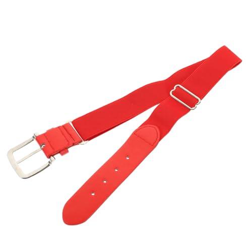 ULDIGI Cinturón Ligero Material de Imitación Cuero y Acero para Béisbol y Sóftbol Elástico Ajustable Unisex para Deportes al Aire Libre