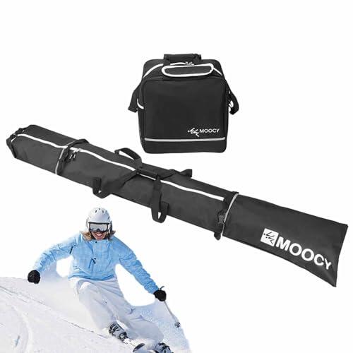 para snowboard y botas,Estuche para snowboard de transporte aéreo | de transporte acolchada para llevar, gafas, guantes, equipo de nieve, esquí al aire libre para acampar