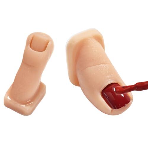 Uñas Postizas,Herramientas de Simulación Realistas y Falsas | Maniquí de Dedos del Pie para Práctica de Manicura - Para Salón, Hogar o Estudio, Exhibición y Entrenamiento de Manicura y