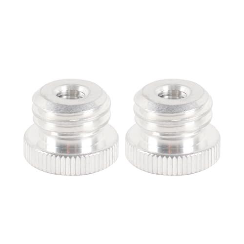 Ubric 2 adaptadores de rosca de 5/8 a 1/4, adaptador de trípode 1/4 "-20 a 5/8" -11, tornillo roscado para soporte de micrófono