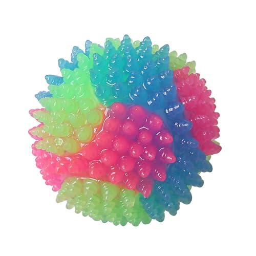 Generico Bolas luminosas para perros | Bolas masticables chirriantes para cachorros,Juguetes interactivos rebotantes para mascotas para cachorros, gatos, perros, artículos para mascotas