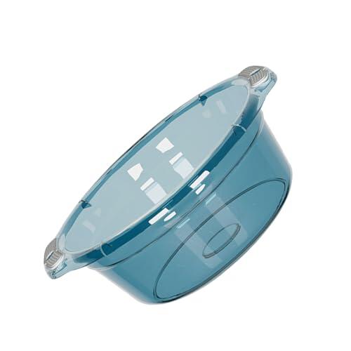 Akozon Lavabo de Plástico Versátil con asas: Tina Esencial para Platos de Cocina y Baño para un Uso Doméstico Conveniente (M)