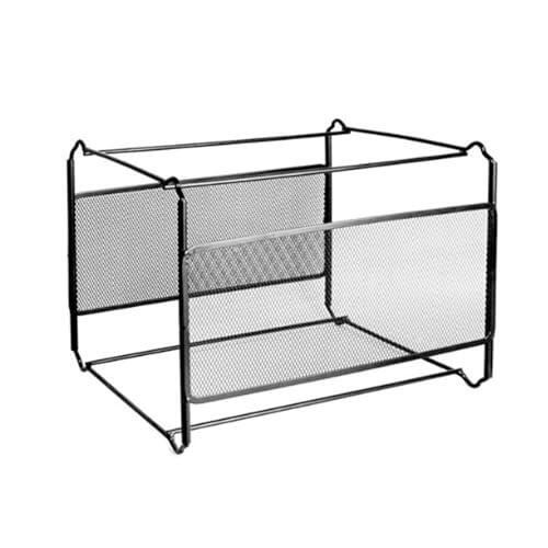 Organizador de archivos, de almacenamiento plegable de metal A4, organizador de oficina y de almacenamiento para trabajadores de oficina, administración, profesores, estudiantes