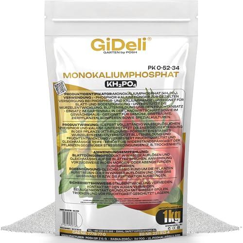 Guía Completa del Fosfato Monopotásico GiDeli MKP: Potenciador de Floración y Frutos