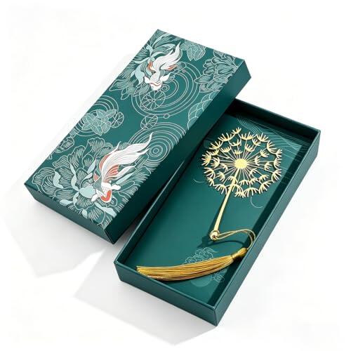 Marcapaginas Personalizado, Marcapáginas de Metal Incluye Caja de Regalo, Marcador de Metal para Profesores, Punto de Libro,Marca Paginas, Ideal para Regalar a Quienes Les Gusta Leer, Aprender
