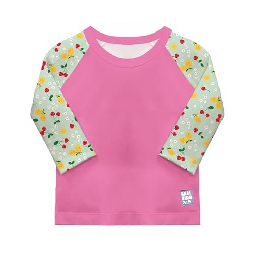 Bambino Mio, Camiseta de baño de Manga Larga con protección Solar UPF 40+ (6-12 Meses) Fruta JUGOSA - para bebés y niños pequeños
