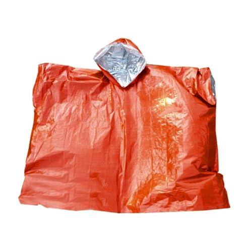 Oxxggkao Ponchos de supervivencia impermeables y resistentes al viento, con capucha, reflectantes, para actividades al aire libre, emergencias, supervivencia
